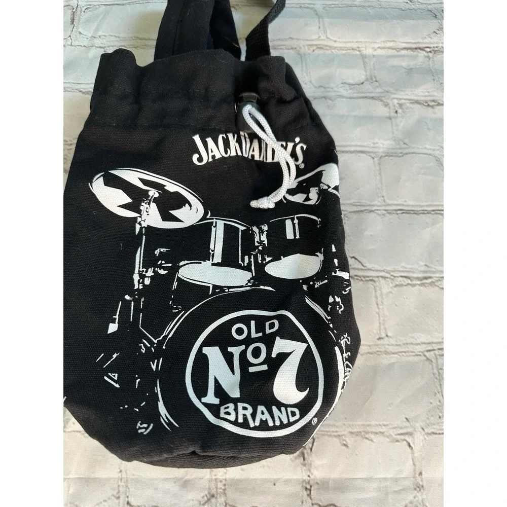 2 Jack Daniels Bottle Holder Sling Sack Cinch  Whiskey Limited Edition Drums